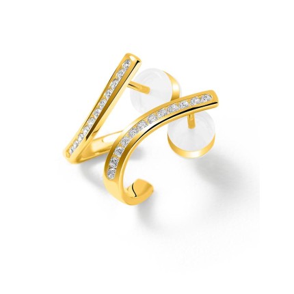 Pendientes Seine dorados