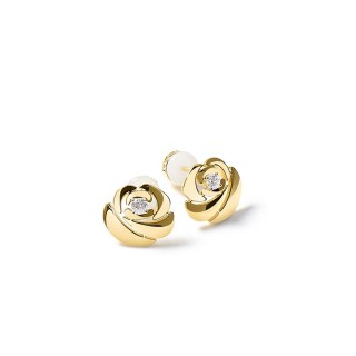 Pendientes La Rose dorados