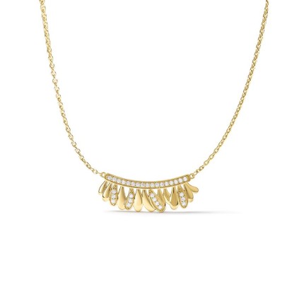 Colar Les Fougères dourado