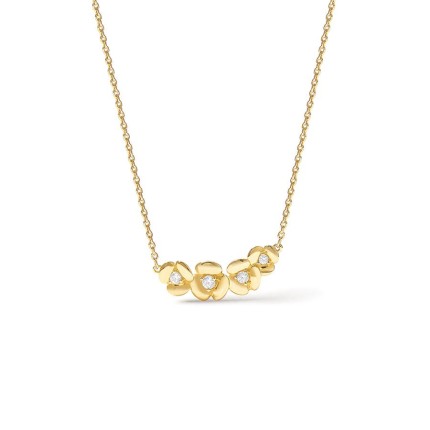 Colar L'Hortensia Bouquet dourado
