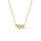 Collar L'Hortensia Trio dorado