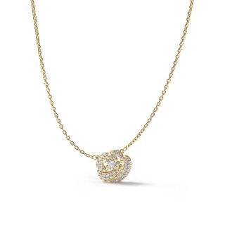 Collar La Rose Pavée dorado