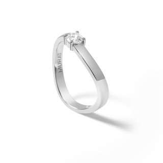 Anel Seine Solitaire prata