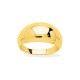 Anillo clásico chapado en oro