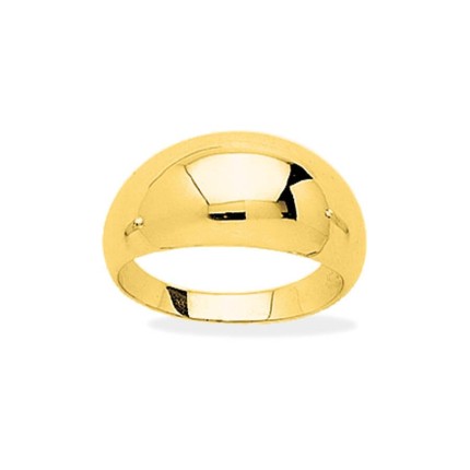 Anillo clásico chapado en oro
