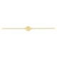 Pulseira em ouro amarelo 18K com rosa vazada