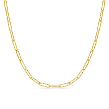 Fio em ouro amarelo 9K com malha forçada retangular de fio quadrado