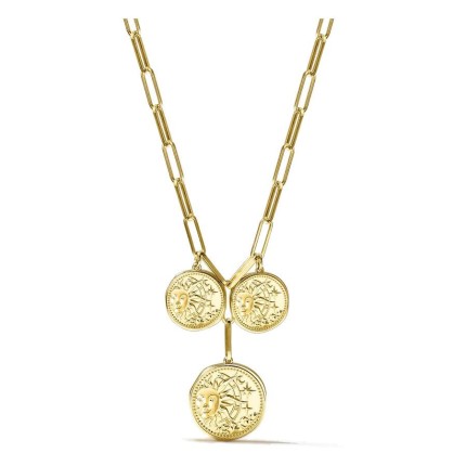 Colar Le Trésor Trio dourado
