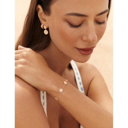 Pulseira Plein Soleil Cycle dourada