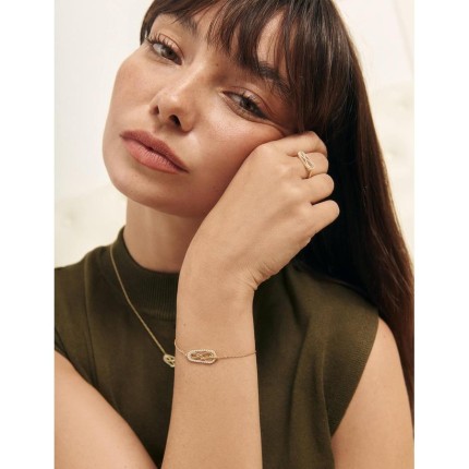Pulseira L'Infini dourada
