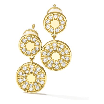 Pendientes Plein Soleil Duo dorados