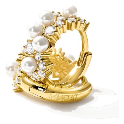 Pendientes Écume dorados
