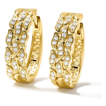 Pendientes La Marée Double dorados