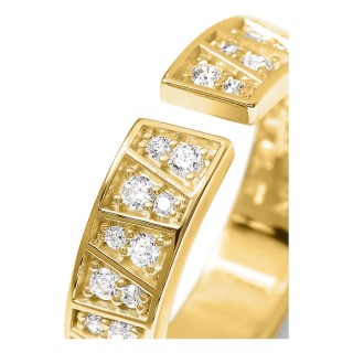Anillo Plein Soleil abierto dorado