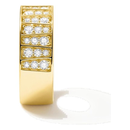 Anel Plein Soleil dourado