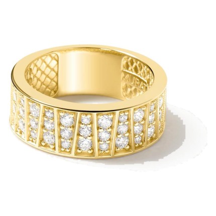 Anillo Plein Soleil dorado