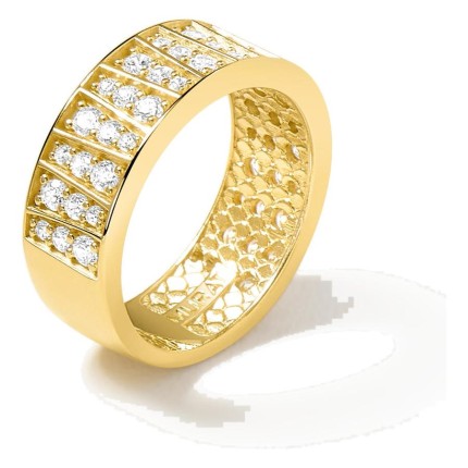 Anel Plein Soleil dourado