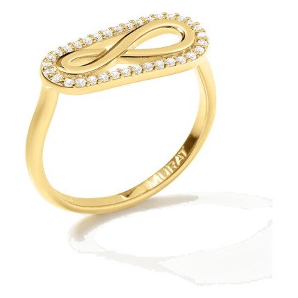 Anel L'Infini dourado
