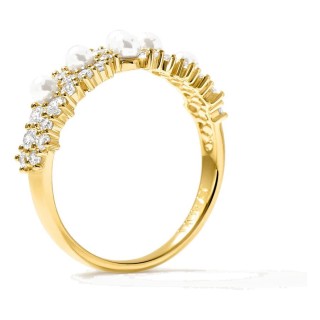 Anillo Écume dorado