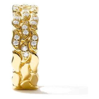Anillo La Marée Triple dorado