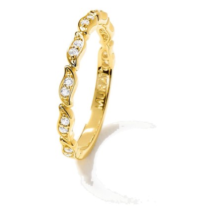 Anel La Marée dourado