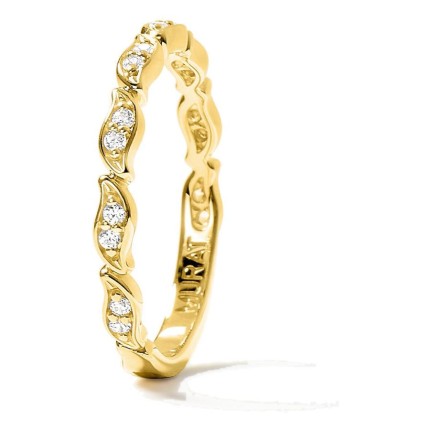 Anillo La Marée dorado