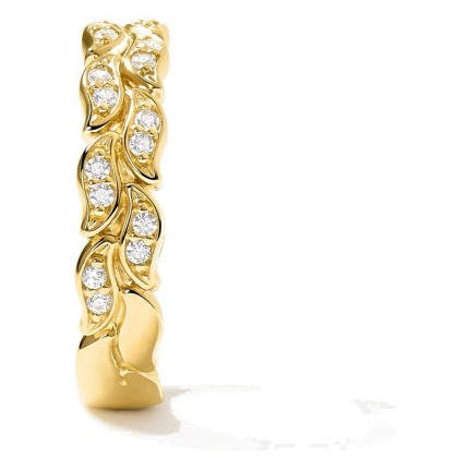 Anel La Marée Double dourado