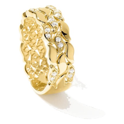 Anillo La Marée Triple Alterné dorado