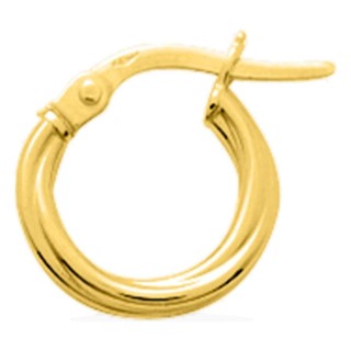 Argolas banhadas a ouro 8 mm
