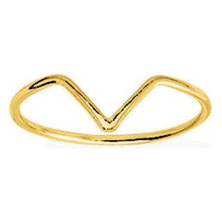 Anillo fino bañado en oro