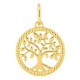 Pendente fantasia árvore da vida ouro amarelo 750 ‰