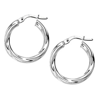 Brincos argola prata 925 rodiada 15 mm