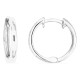 Brincos argola prata 925 rodiada 13 mm