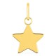Colgante estrella oro amarillo 750 ‰