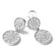Pendientes Plein Soleil Duo plata