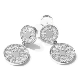 Pendientes Plein Soleil Duo plata
