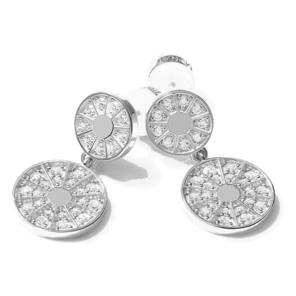 Pendientes Plein Soleil Duo plata