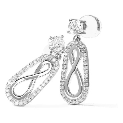 Pendientes L'Infini plata