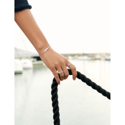 Anillo Amarres Double plata
