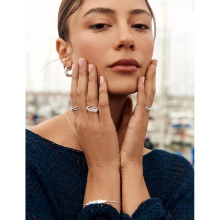 Anillo Amarres Double plata