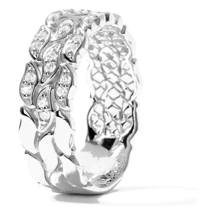 Anillo La Marée Triple plata