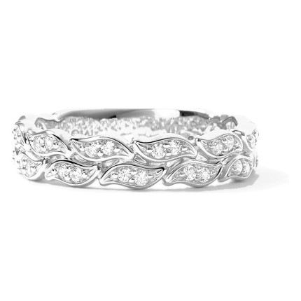 Anillo La Marée Double plata