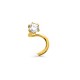 Piercing de nariz en oro amarillo 9K Oro Vivo