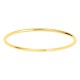 Pulseira rígida maciça em ouro amarelo 750 ‰ de 2,05 mm