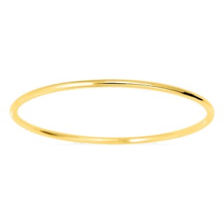 Pulseira rígida maciça em ouro amarelo 750 ‰ de 2,05 mm