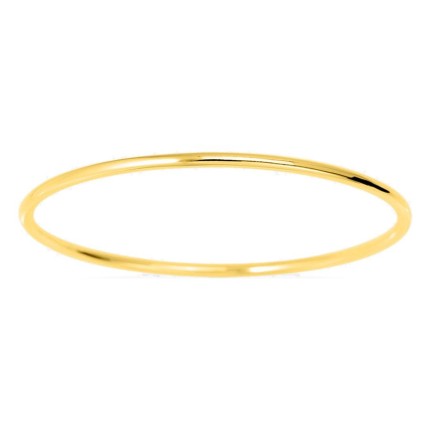 Pulseira rígida maciça em ouro amarelo 750 ‰ de 2,05 mm