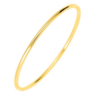 Pulseira rígida maciça em ouro amarelo 750 ‰ de 2,05 mm