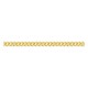 Corrente barbela diamantada em ouro amarelo 750 ‰ de 1,62 mm