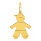 Colgante niño en oro amarillo 750 ‰