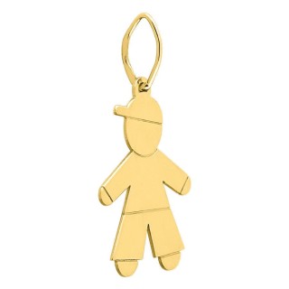 Colgante niño en oro amarillo 750 ‰
